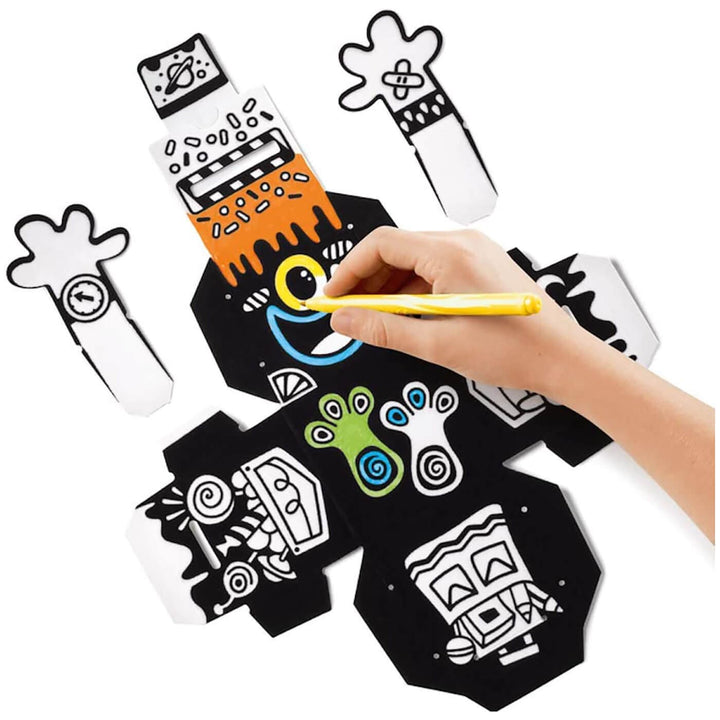 Build &amp; Colour Mini Velvet Money Box Maped Creativ 7cm Age 4+