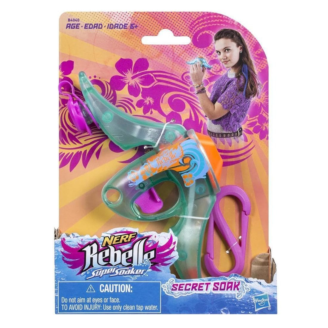 Nerf Rebelle Secret Mini Super Soaker Bow Water Fight Fun XS Stock