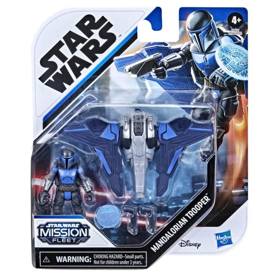 Star Wars Mission Fleet Gear Class Vehicle Action Figure Set Mandalorian Trooper