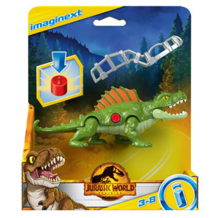 Imaginext Jurassic World Dominion Dinosaur Figure &amp; Harness Dimetrodon