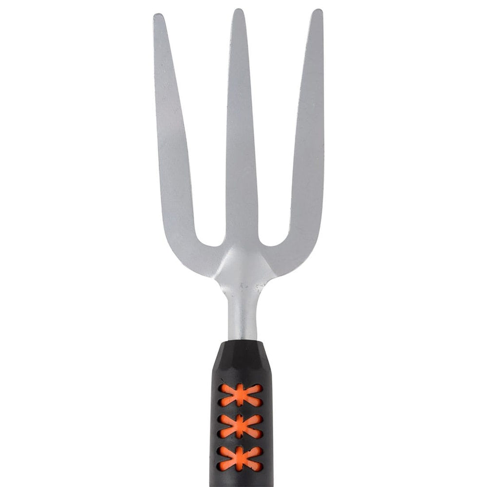 3 Pronged Hand Fork Tool With Soft Grip Handle For Weeding