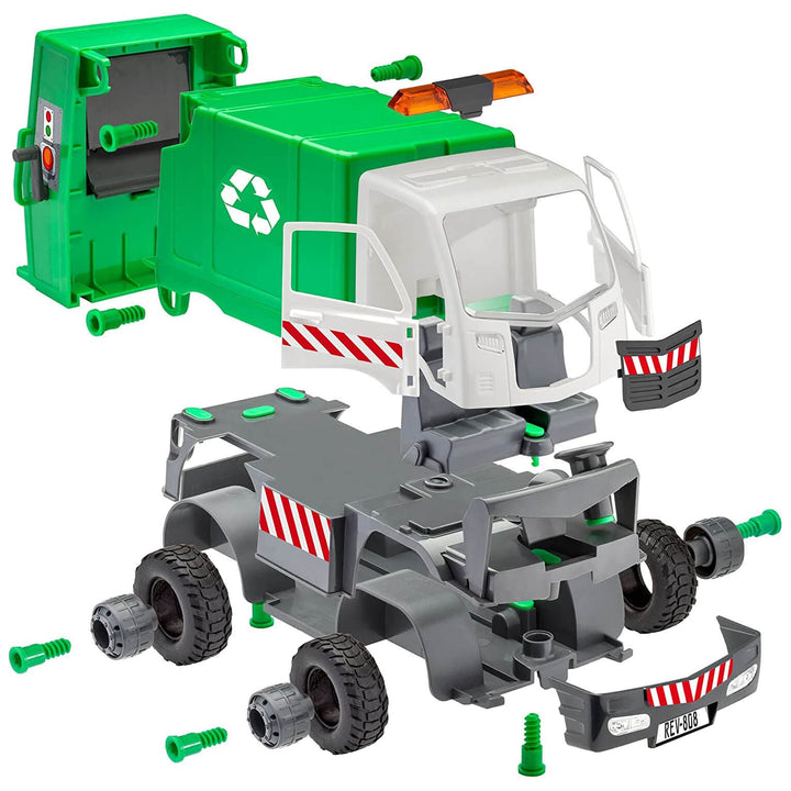 Bin Lorry &amp; Figure Revell Model Building Kit Level 1 Age 4+