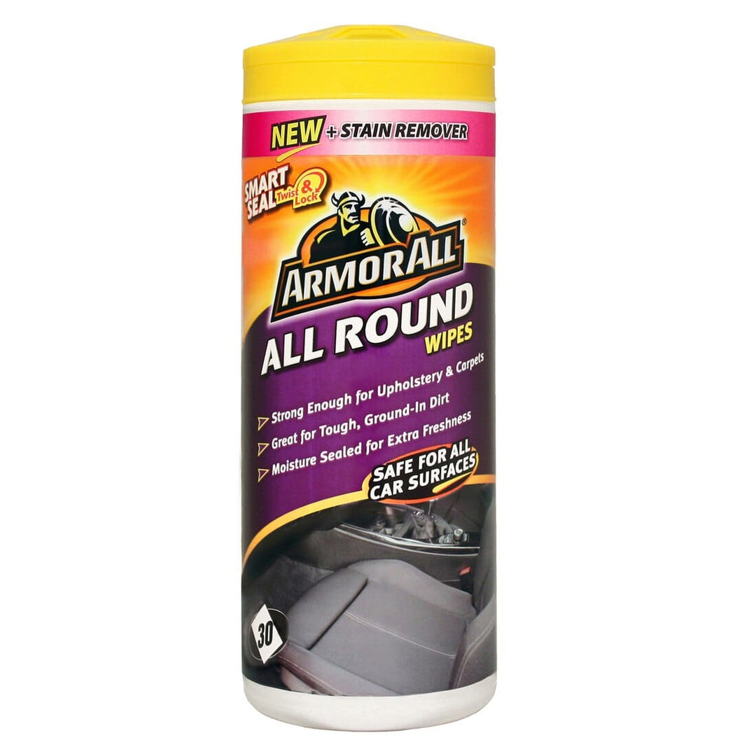Tough All Round Wipes Car Seats Carpet Clean Pack of 30