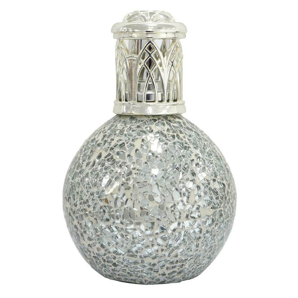 Desire Aroma Fragrance Lamp Burner Stone Diffuser Mosaic 15cm Silver