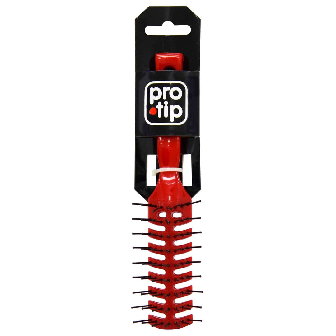 Buy Pro Tip Vented Hair Brush Red Handle Rows 19cm XS Stock