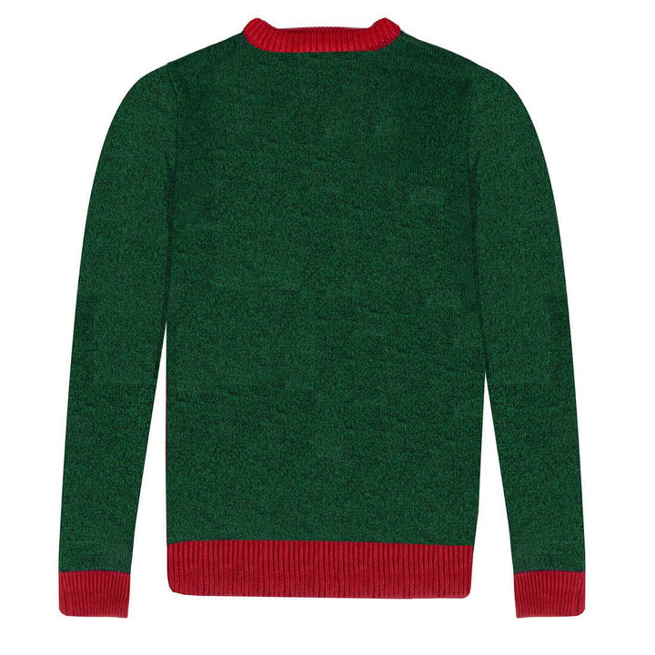 Mens Santa Sunglasses Christmas Jumper Novelty Sweater Knit