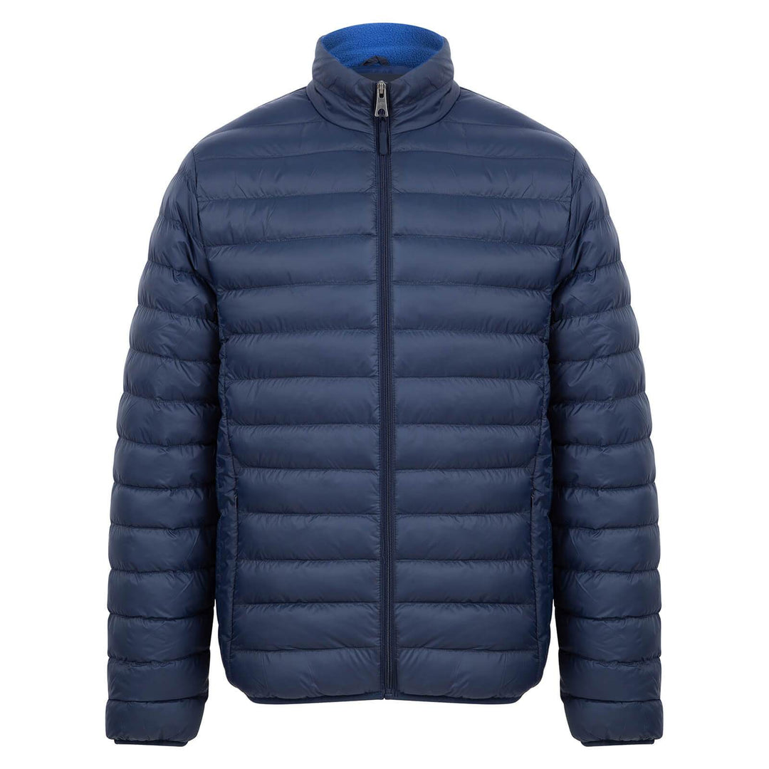 Tokyo Laundry Mens Inigo Funnel Neck Quilted Puffer Jacket Navy / S