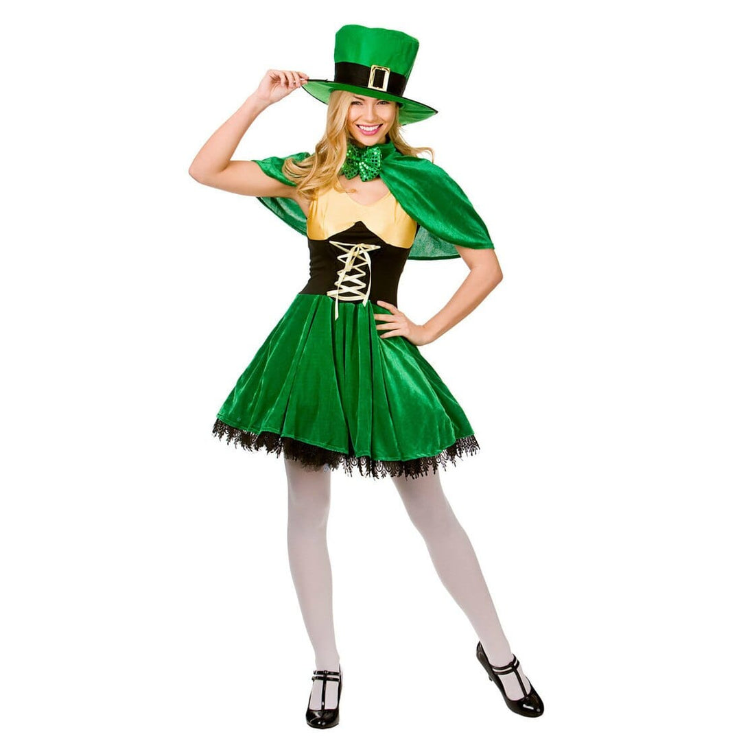 Womens Lucky Leprechaun Fancy Dress Halloween Costume L (UK 18-20)