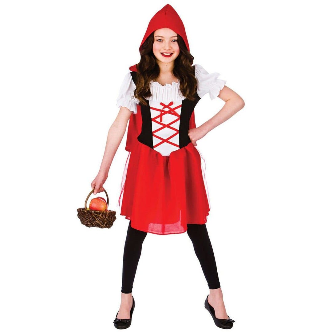 Girls Fairy Tale Little Red Riding Hood Fancy Dress Costume L (8-10 years)