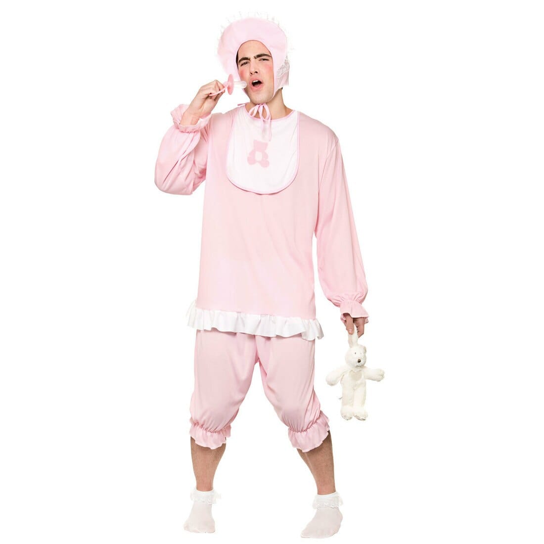 Pink Baby Costume Dress Up in Adorable Style for Halloween and Fancy Dress Parties XS Stock