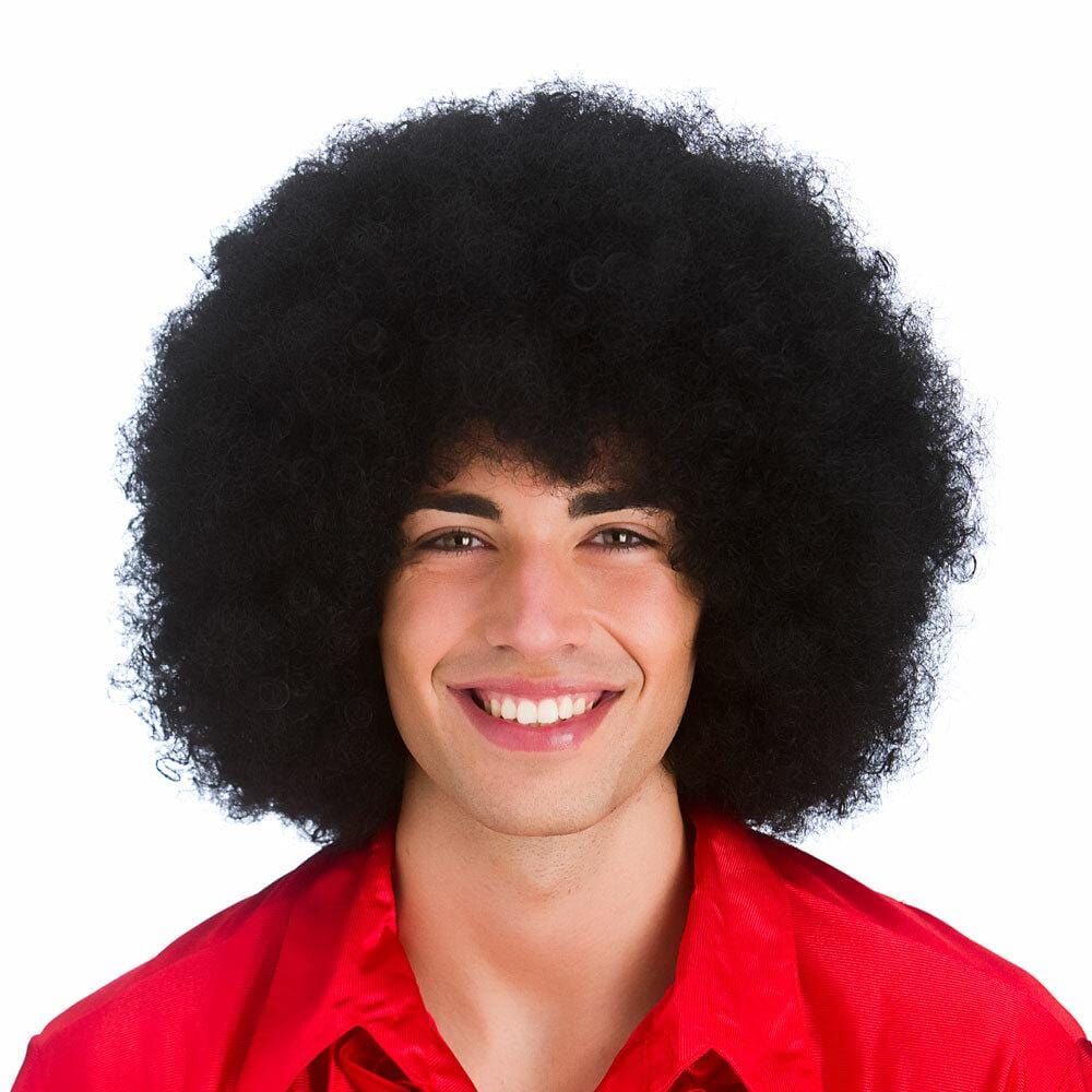 Jumbo Afro Curly Fancy Dress Party Wig by Wicked Costumes
