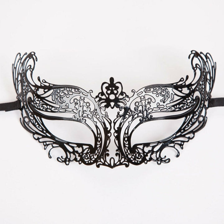 Adults Black Eyemask Fancy Dress party Accessory (E)