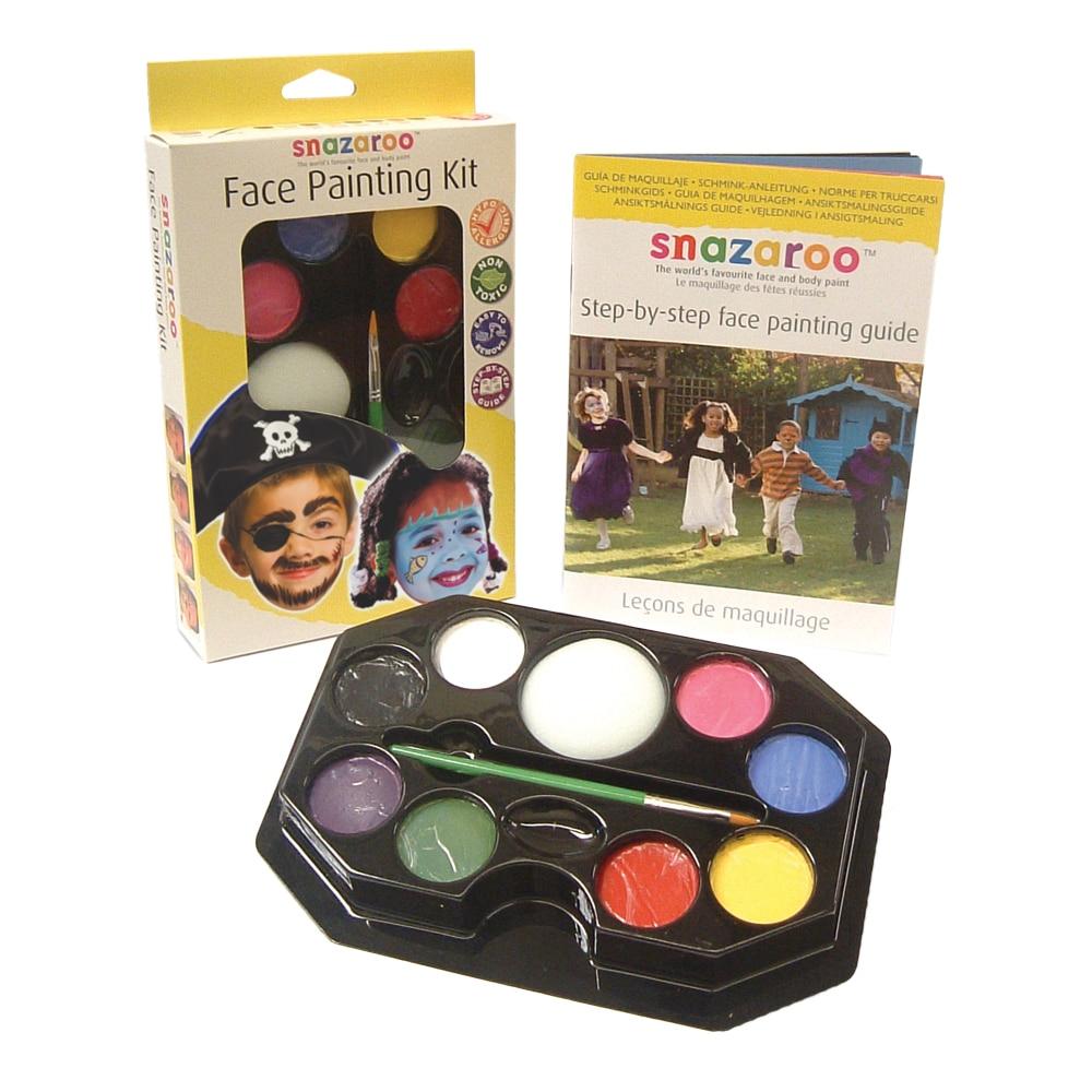 10 Piece Face Painting Kit for Halloween, World Book Day, and Role Play