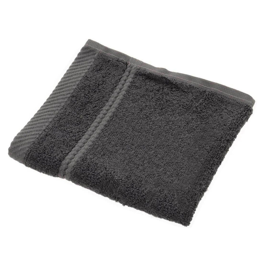 Bamboo Bliss Luxury 600gsm Bathroom Linen Range - Slate Grey Face Cloth