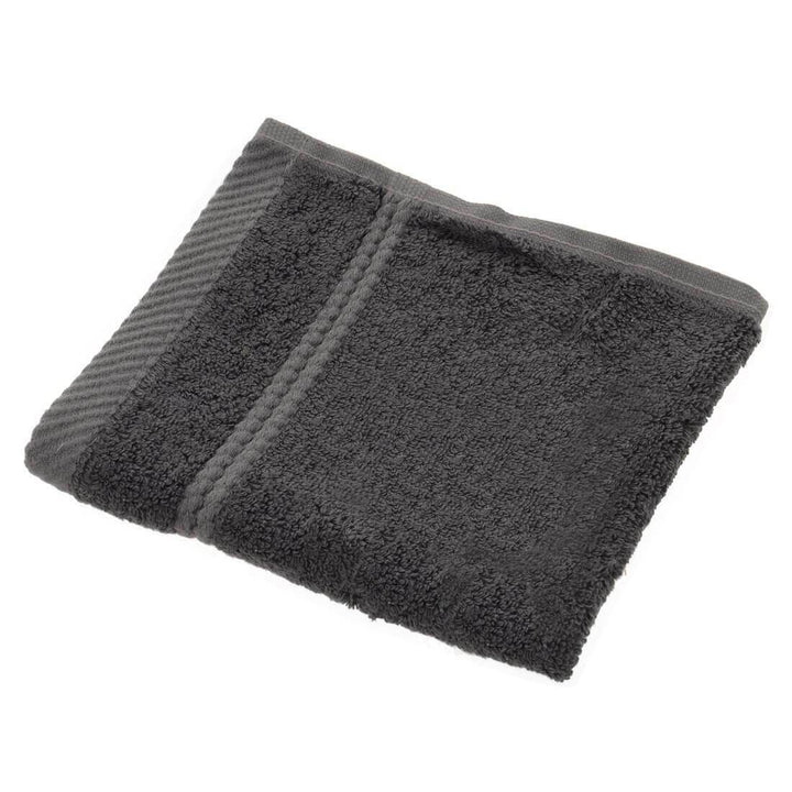 Bamboo Bliss Luxury 600gsm Bathroom Linen Range - Slate Grey Face Cloth