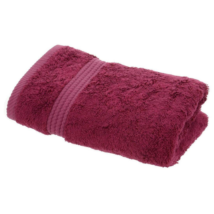 Bamboo Bliss Luxury 600gsm Bathroom Linen Range - Berry Pink Hand Towel