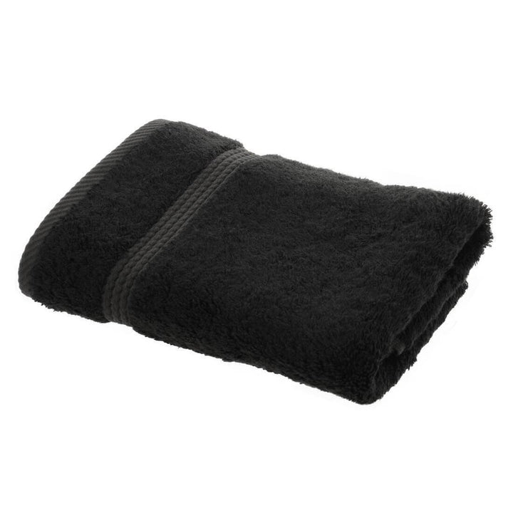 Bamboo Bliss Luxury 600gsm Bathroom Linen Range - Black Bath Towel