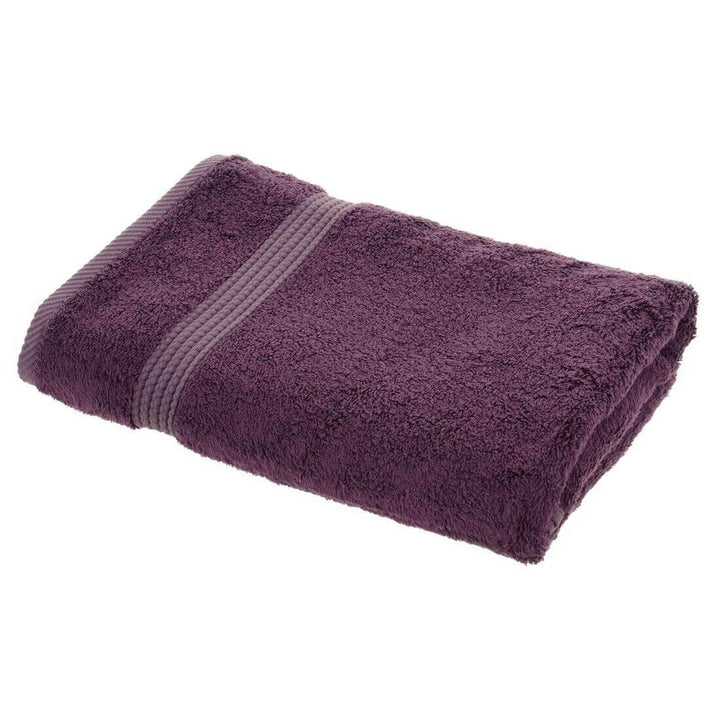 Bamboo Bliss Luxury 600gsm Bathroom Linen Range - Plum Bath Towel