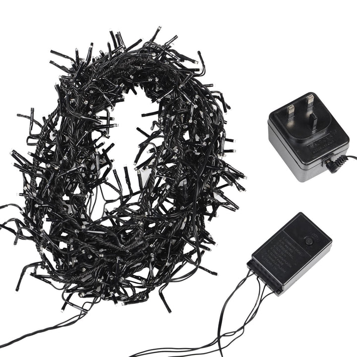 Multi Function Indoor &amp; Outdoor Christmas Fairy Cluster Lights