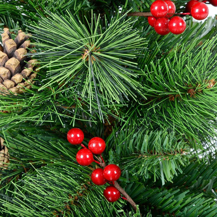 Small Decorated Artificial Pine Christmas Tree 2ft