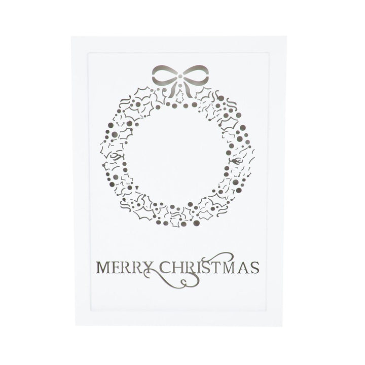 Light Up LED Merry Christmas Xmas Wall Plaques Decorations