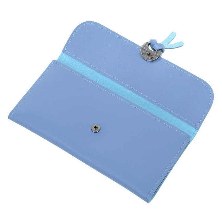 Womens Lacey Faux Leather Purse Wallet Clutch Card Holder