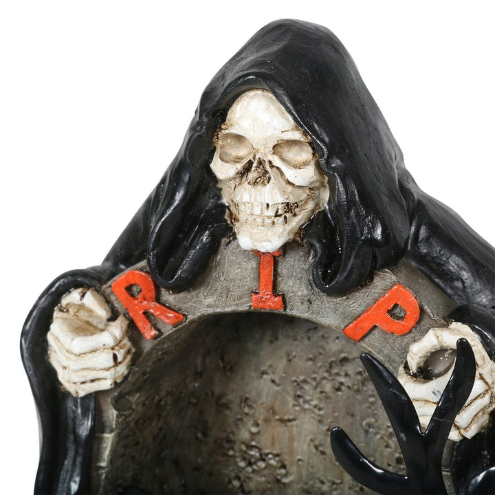 Light Up Halloween Decoration RIP Grim Reaper Skeleton