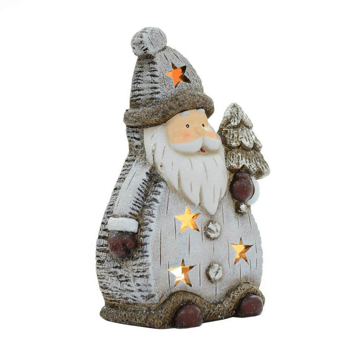 Light Up Ceramic Christmas Character Ornament Decoration
