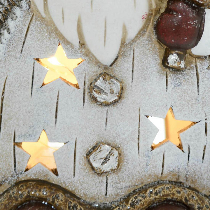 Light Up Ceramic Christmas Character Ornament Decoration