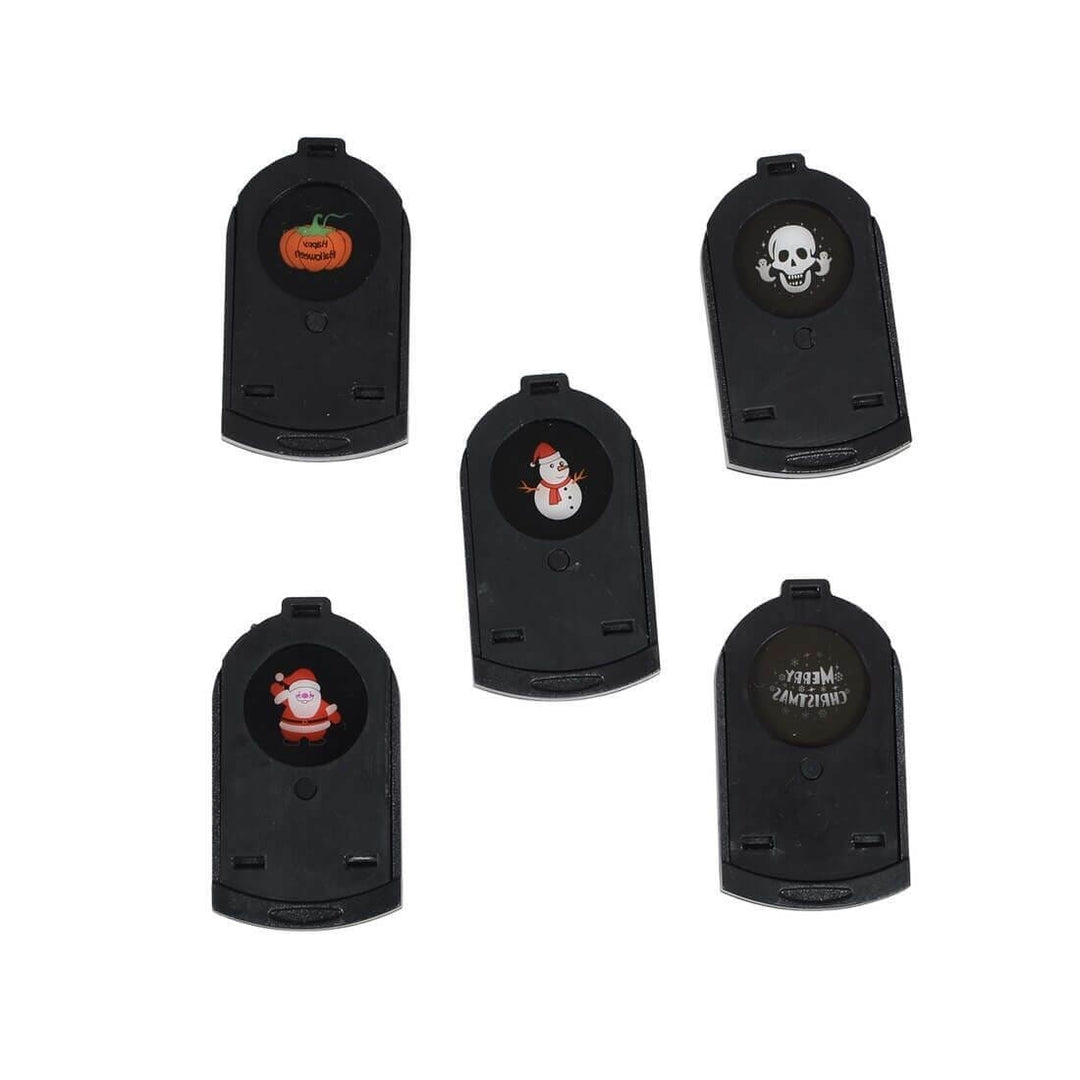 Mini LED Picture Projector - 5 Halloween / Christmas Patterns