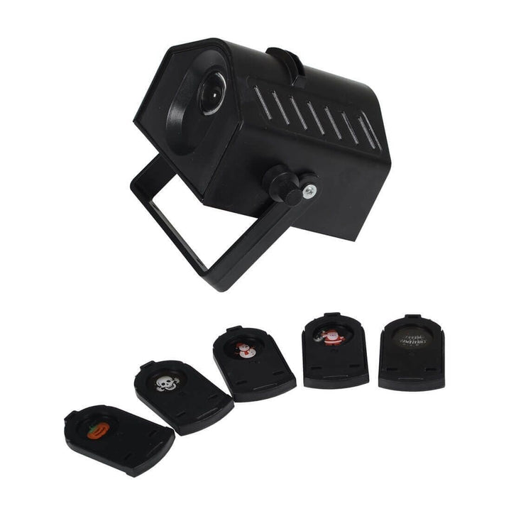 Mini LED Picture Projector - 5 Halloween / Christmas Patterns