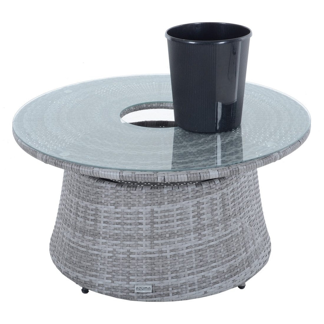 Monte Carlo Garden Sofa Set 6 Seat Grey Rattan Furniture