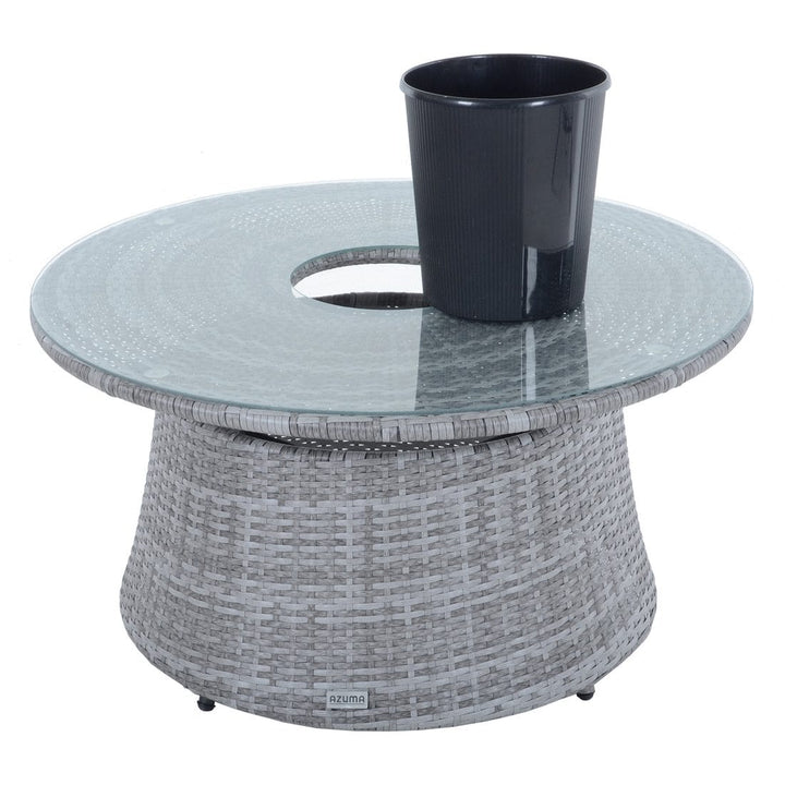 Monte Carlo Garden Sofa Set 6 Seat Grey Rattan Furniture
