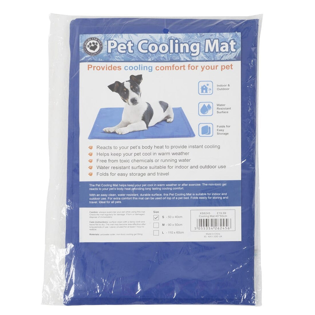 Highland Pet Wipe Clean Pet Cooling Mat Safe Non-Toxic Gel S
