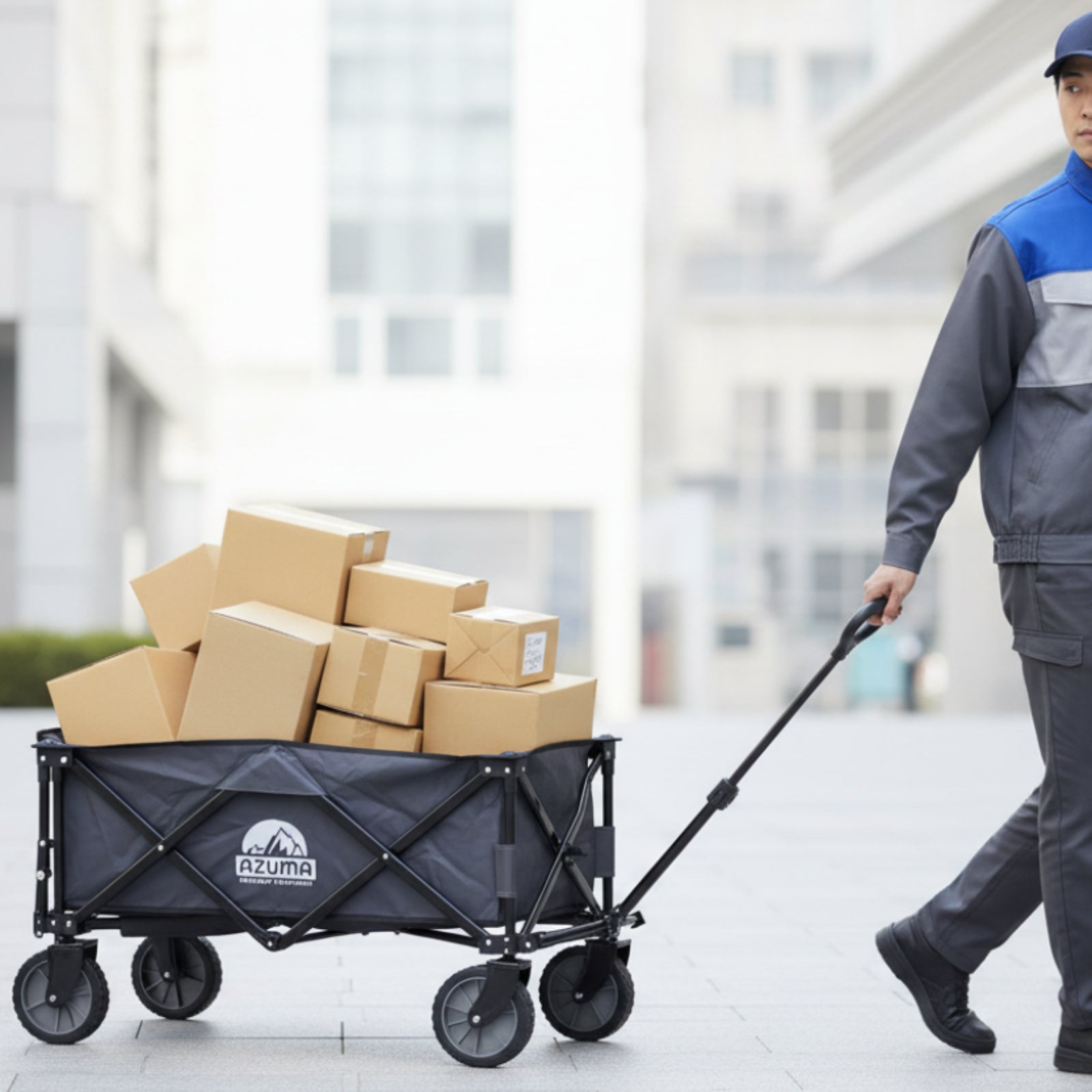 Buy Azuma Folding Wagon Garden Trolley Cart Online | XS Stock – XS