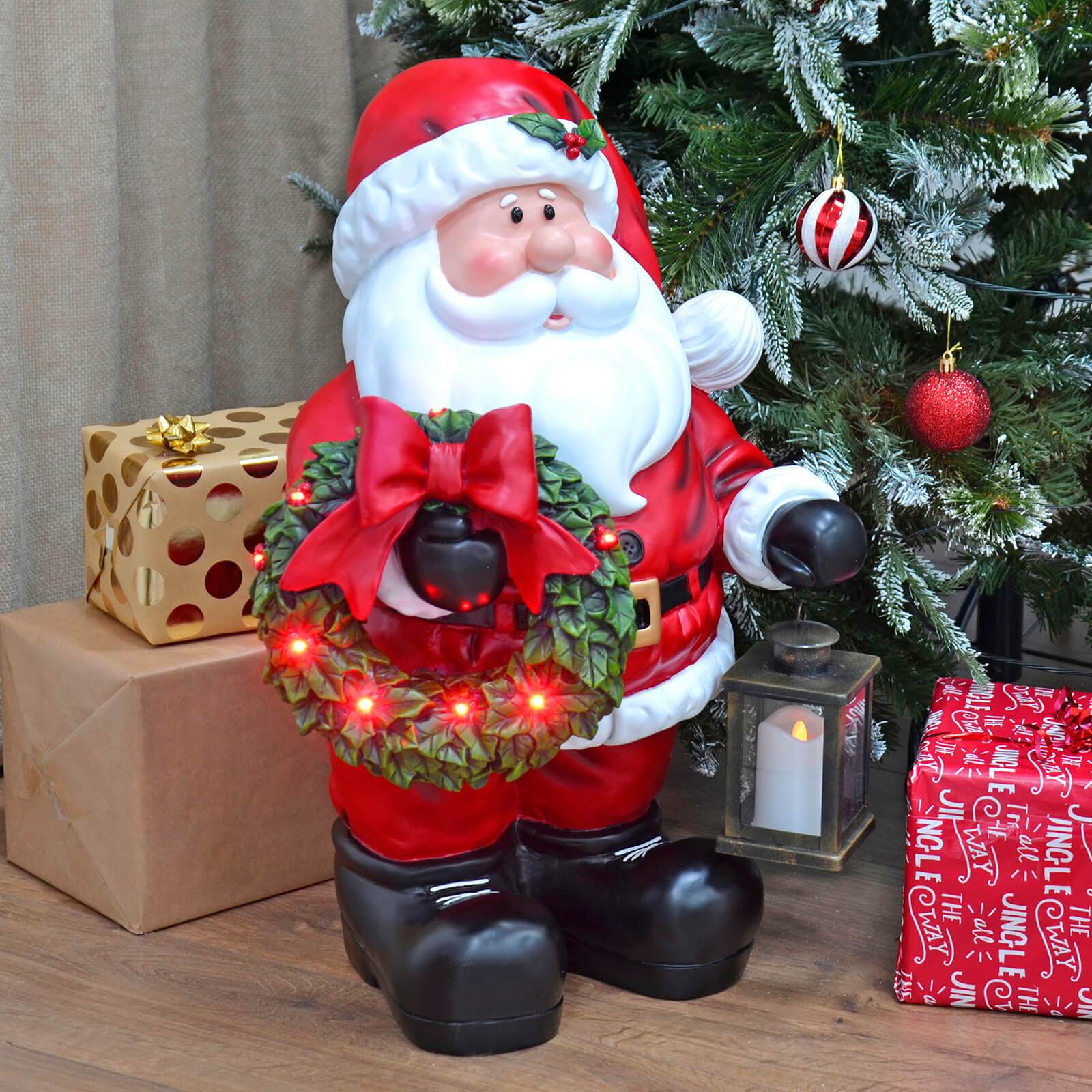 Buy Large Light Up Santa Christmas Ornament 64cm | XS Stock – XS-Stock ...