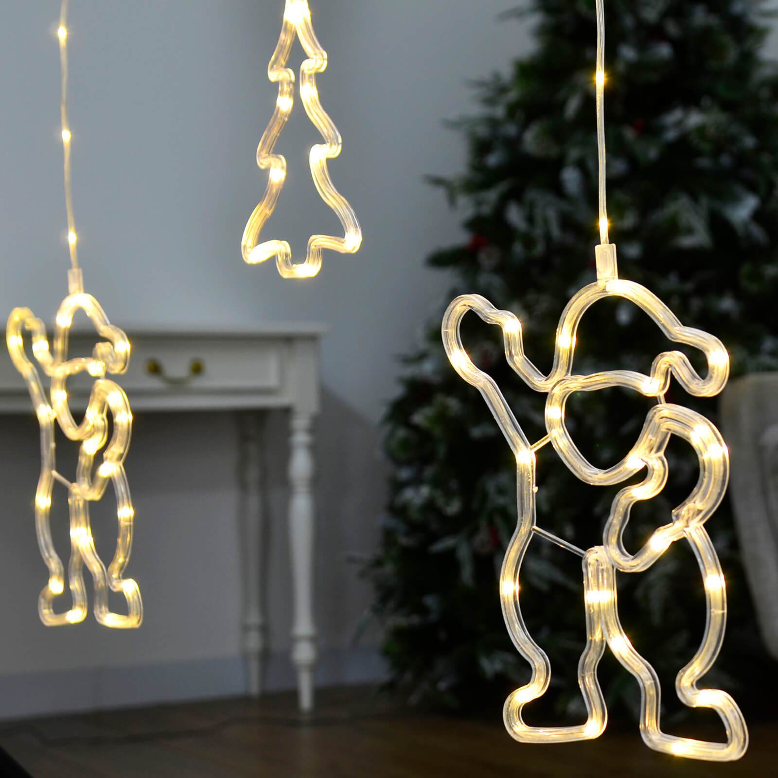Buy LED Christmas Window Curtain Light Santa Tree | XS Stock – XS-Stock ...