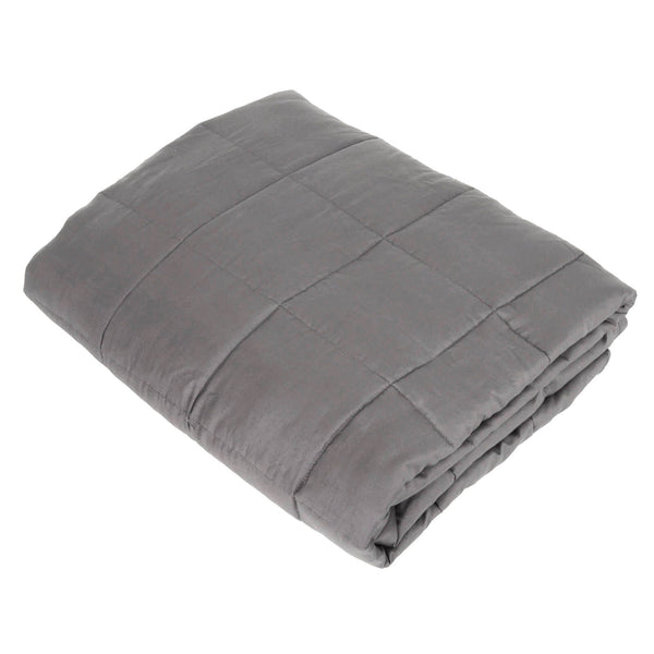 Weighted Blanket Grey Calming Sleep Therapy Stress Relief