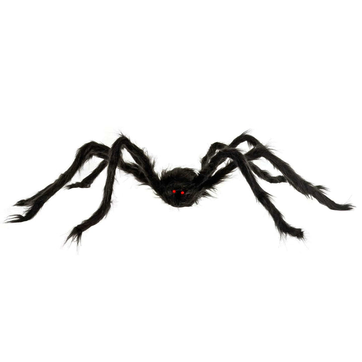 Giant Spider With Light Up Eyes Halloween Party Decoration 110cm