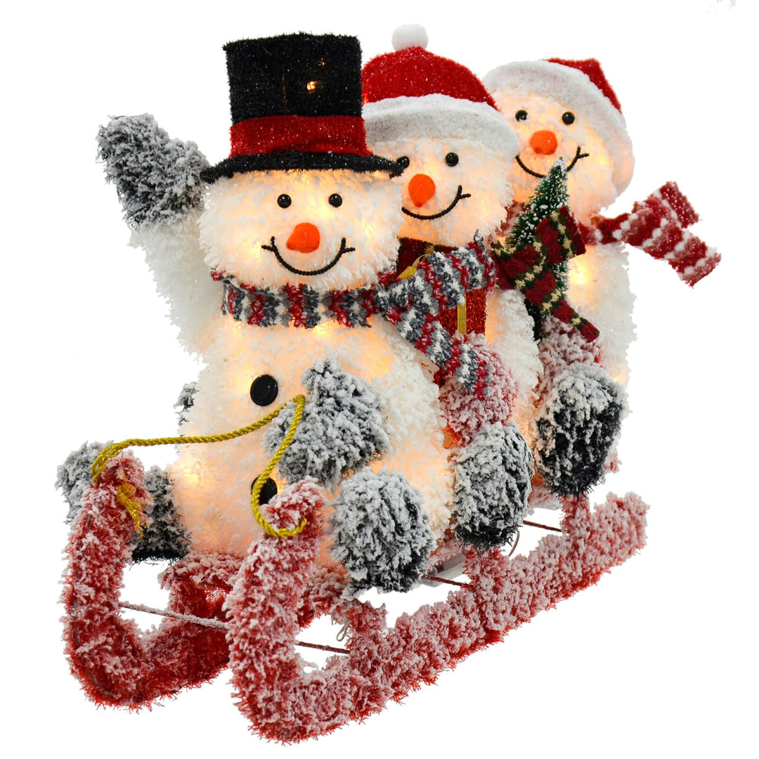 Lemax Sconto 70 Lemax - Set De 2 Bonhommes De Neige Stylés (Sharp-Dressed Snowman) - Déco Village De Noël Set Bonhommes De Neige élégants Lemax Sconto 70 Lemax - Set De 2 Bonhommes De Neige Stylés (Sharp-Dressed Snowman) - Déco Village De Noël Set Bonhommes De Neige élégants