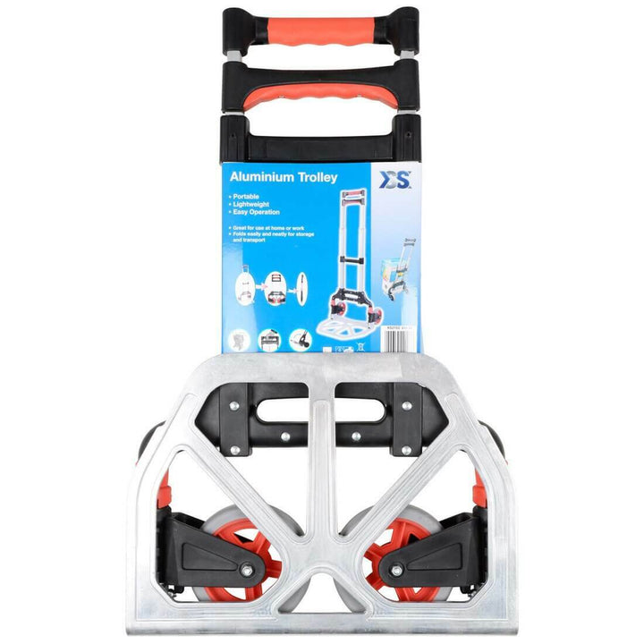 Folding Luggage Trolley Lightweight Aluminium Max 60Kgs