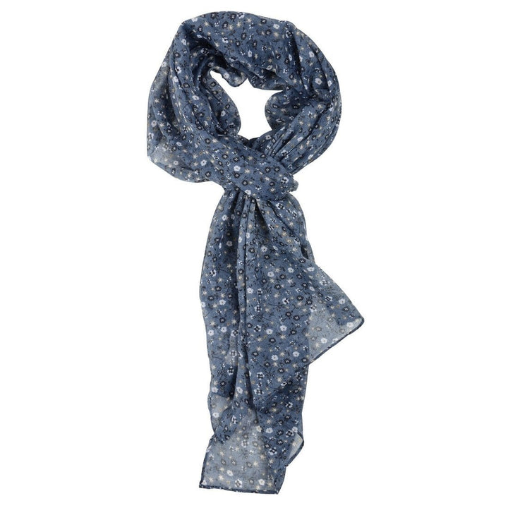 CANNES - Womens Floral Lightweight Sheer Print Scarf