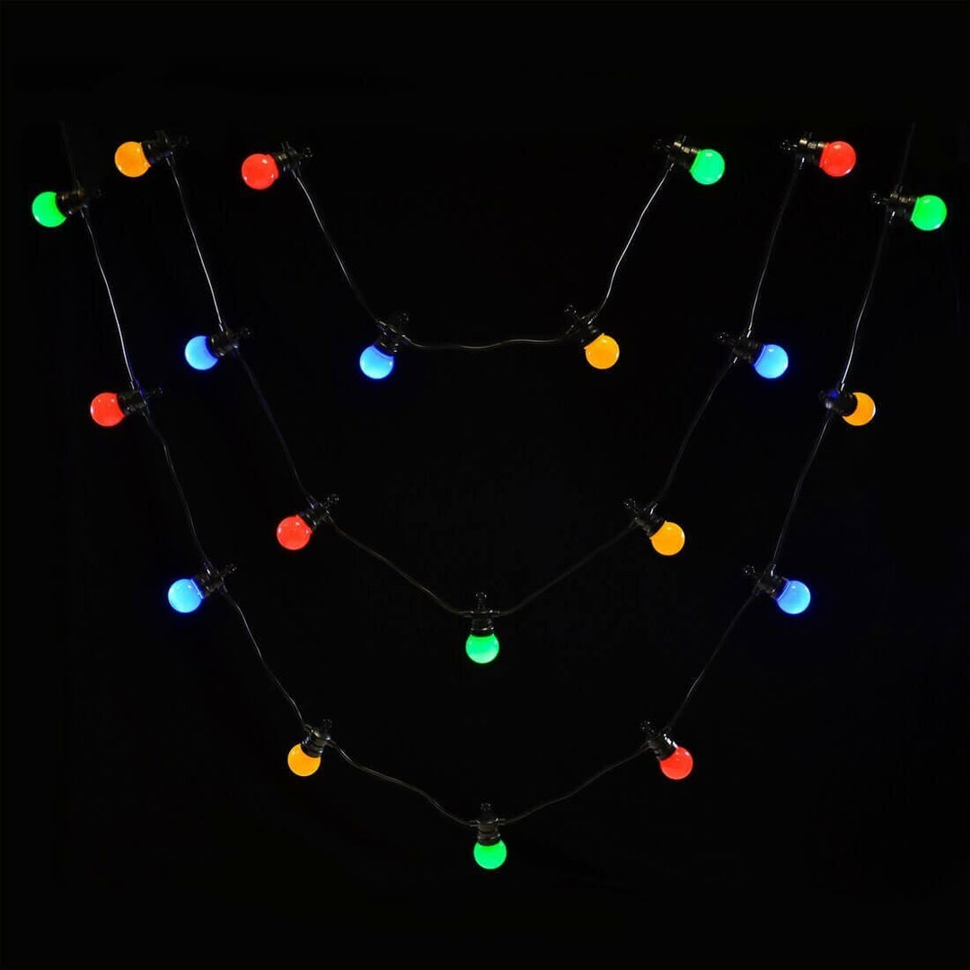 20 Connectable Static LED Festoon Party Lights