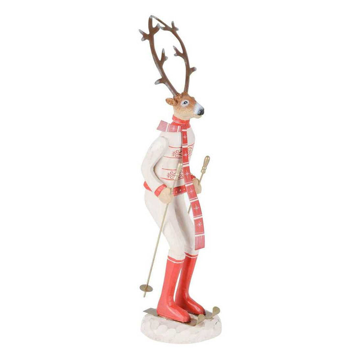 Skiing Reindeer Christmas Decoration Figure Ornament Festive